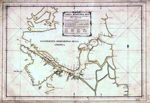 Plano de Antonio Crdoba Lazo de la Vega, lleg el 22 de dic. de 1788 y permaneci tres meses. Publicado en 1788.